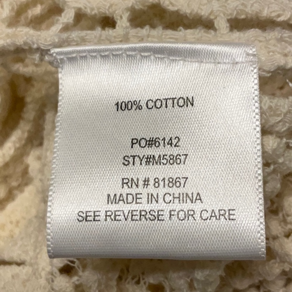 Olivia Sky Cotton Crochet Top - Picture 6 of 7